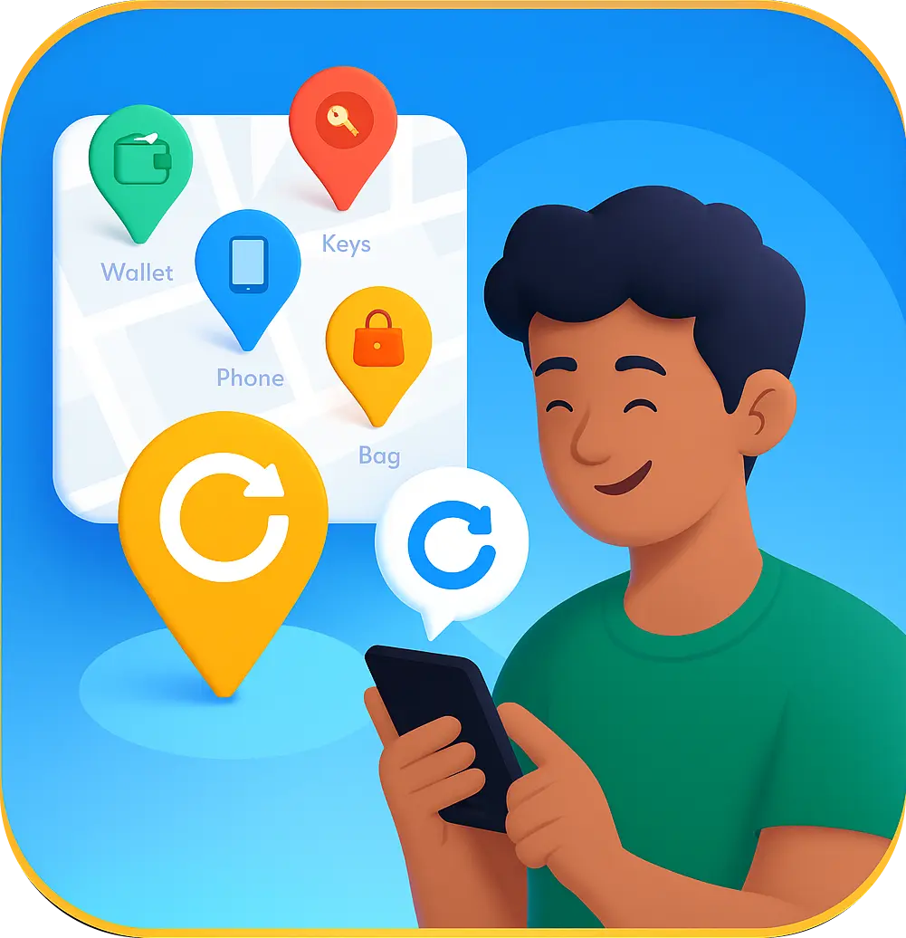 PinRet Lost and Found Map helps you report lost items,