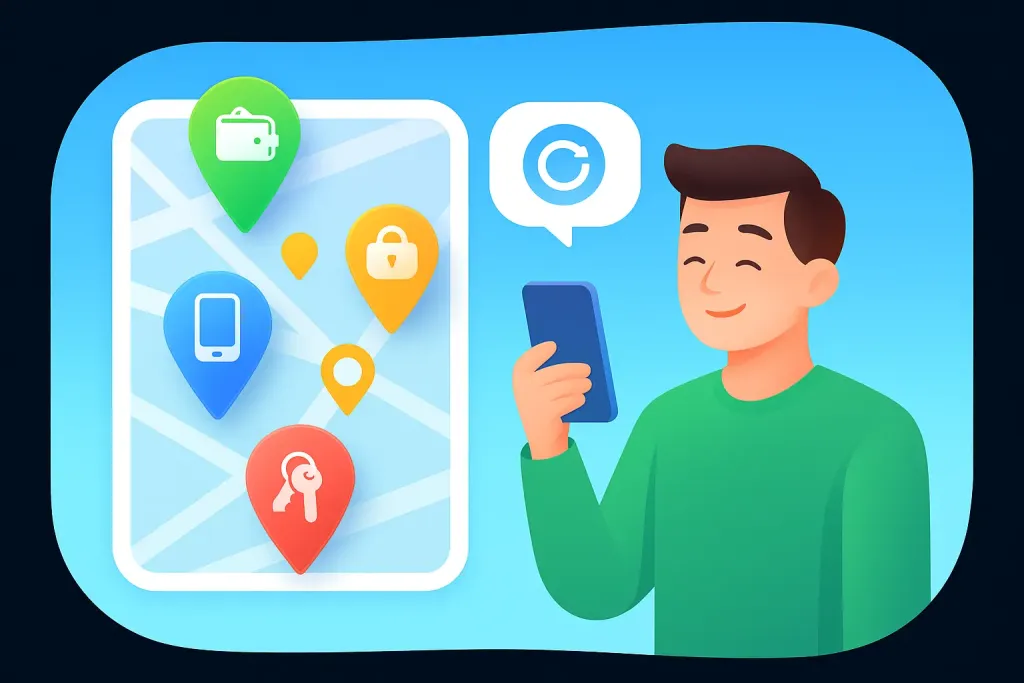 PinRet Lost and Found Map helps you report lost items,